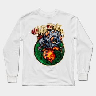 White Zombie Design Long Sleeve T-Shirt